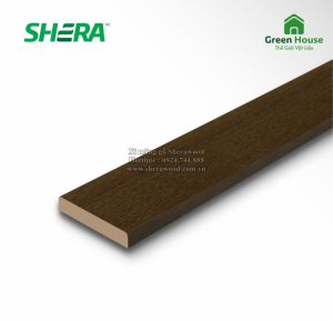 Tam san Van Xước VCut màu Wenge Brown 200x25x3000