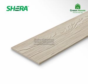 Tấm gỗ xi măng Shera Plank Vuông Cạnh - Vân Nổi Teak 200x3000x8mm